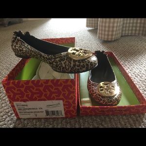 Tory Burch Reva Mini Leopard print